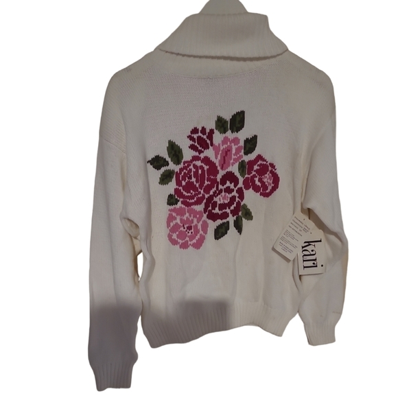 KARI winter garden turtle neck sweater - Picture 1 of 3